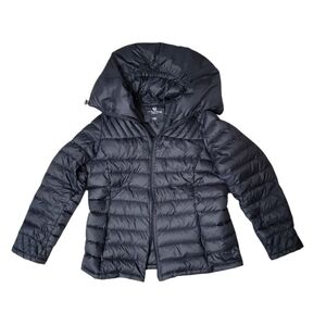 Curations Caravan Black Jacket Down Packable Size Large